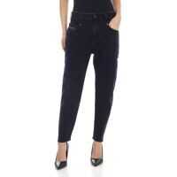 Blugi boyfriend Tapered Jeans In Dark Blue Femei