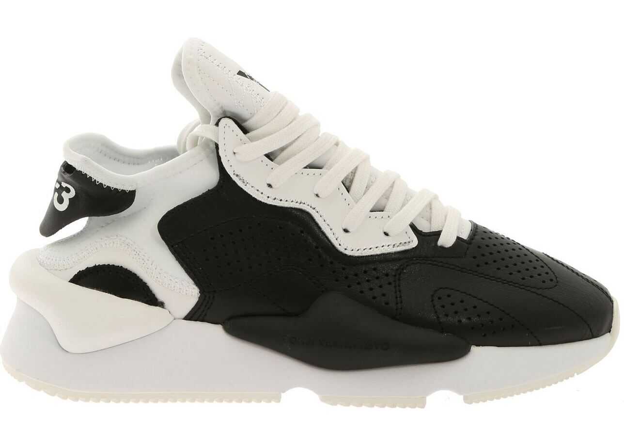 Y-3 Kaiwa Sneakers In Black And White Black