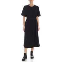 Rochii lungi Belted Long Dress In Black Femei