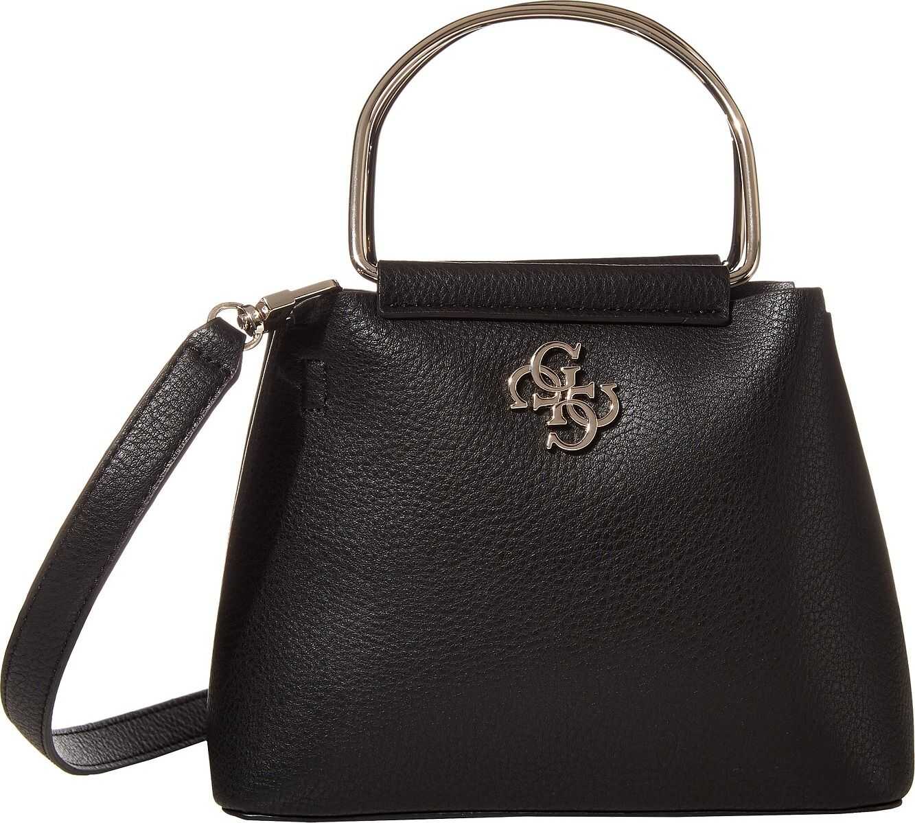 GUESS Kim Mini Crossbody Top Zip Black