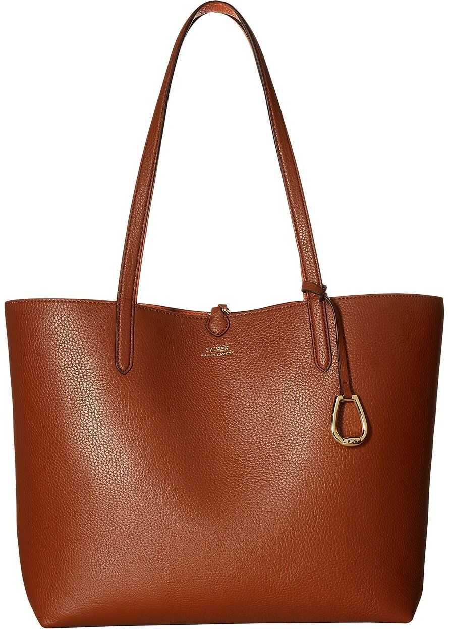 Ralph Lauren Merrimack Reversible Tote Medium* Lauren Tan/Orange