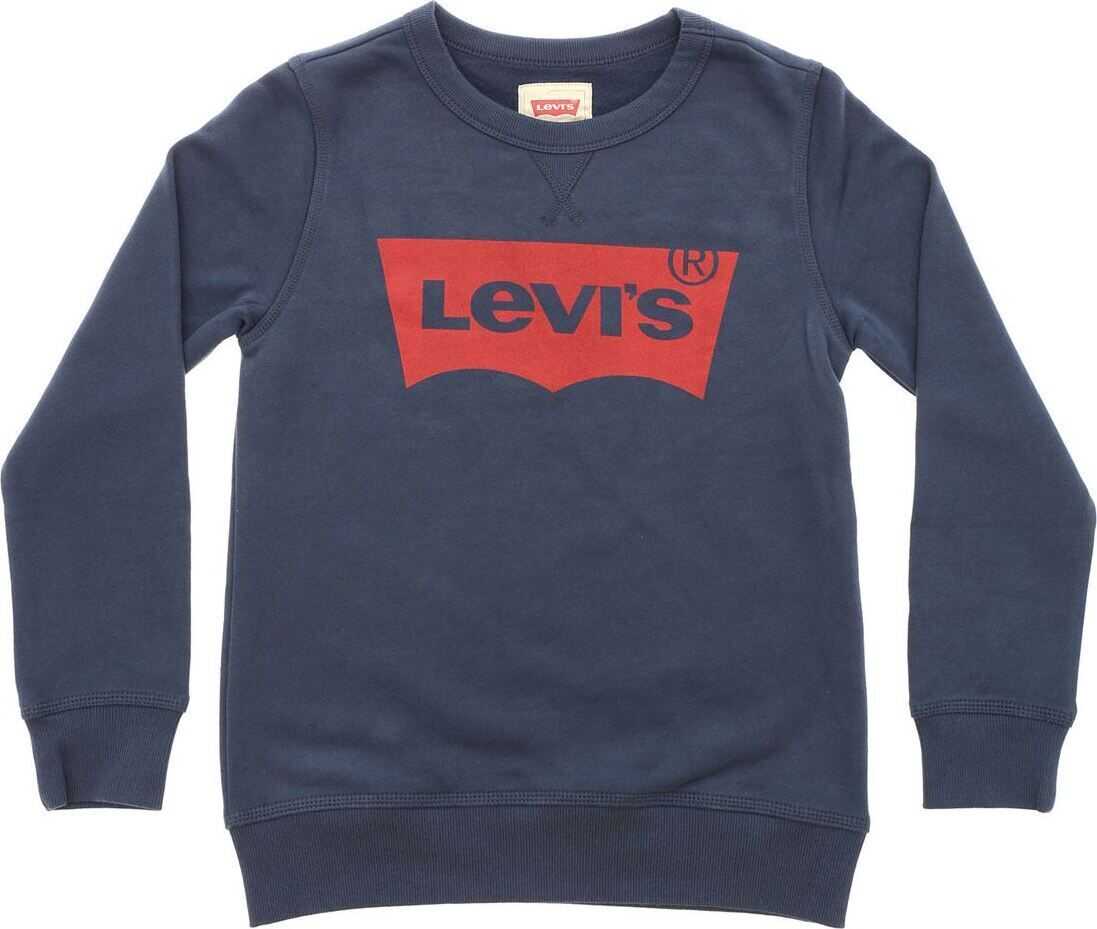Levi's® Levi's Logo Crewneck Sweatshirt In Blue* Blue