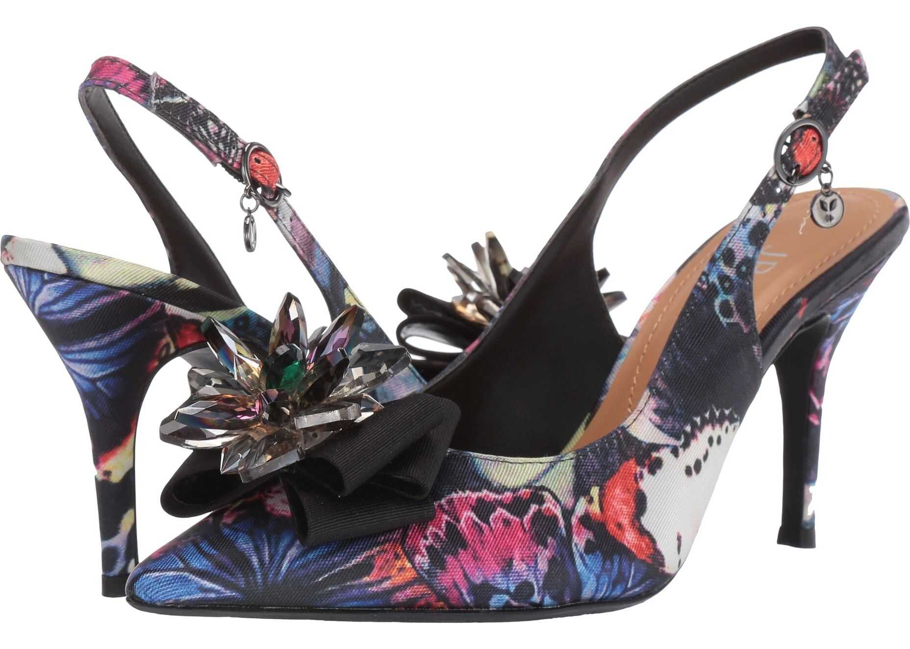J. Renee Denyell Black/Bright Multi