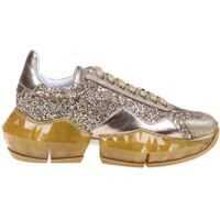 Sneakers Jimmy Choo Diamond F Sneakers In Golden