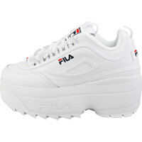 Adidasi cu platforma Fila Disruptor 2 Wedge Platform Trainers In White*