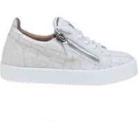 Sneakers Gail Coco Sneakers In White Leather Femei