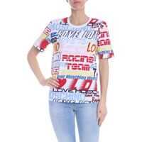 Tricouri Multi-Logo T-Shirt In White Femei