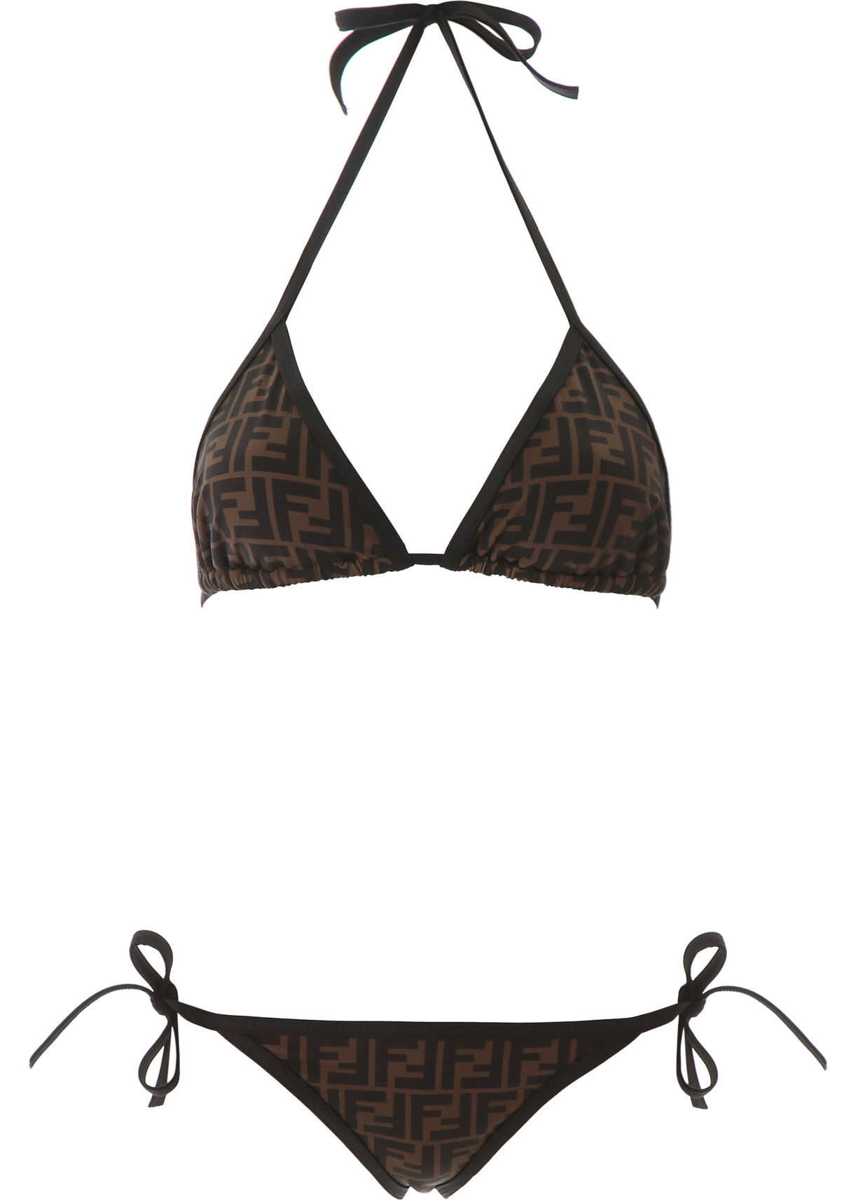 Fendi Reversible Ff Bikini BLACK TOBACCO