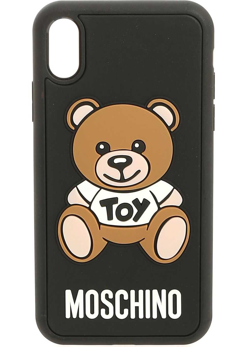 Moschino Iphone Xr With Teddy Bear Cover In Black Black