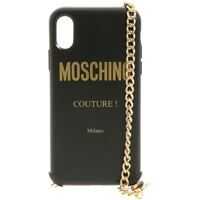 Huse mobil & tablete Iphone Xs And S Cover In Black With Moschino Logo Femei