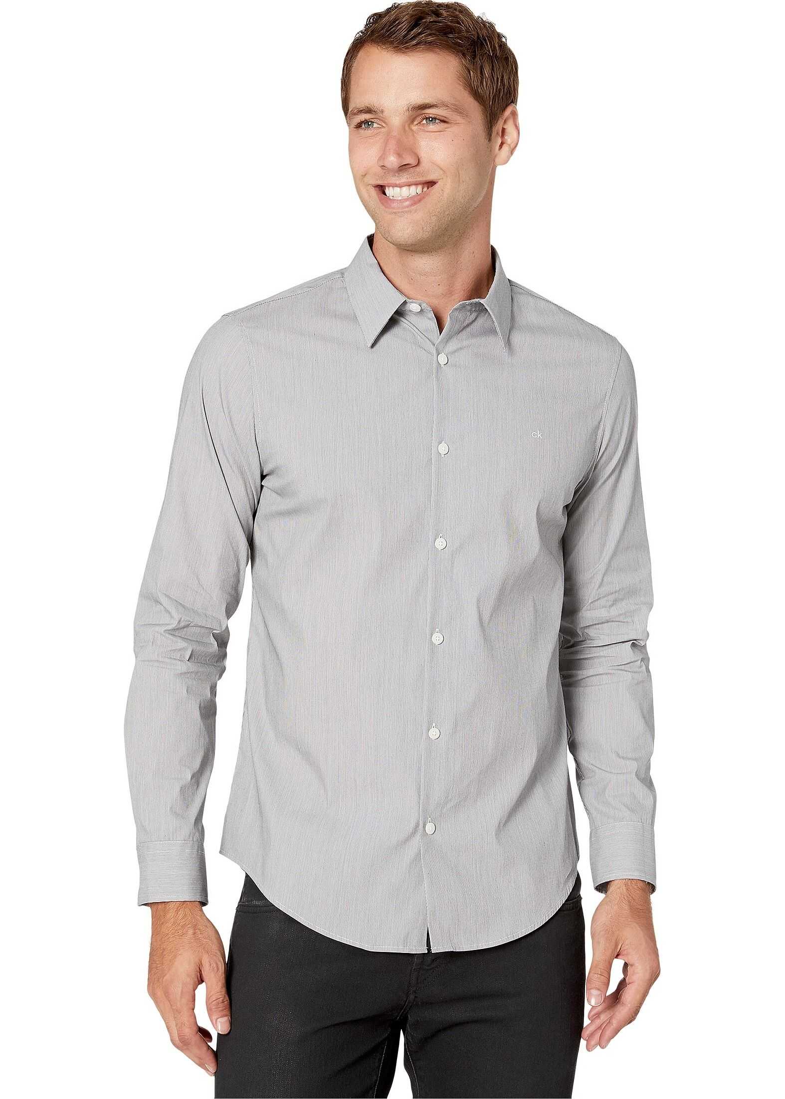 Camasa Calvin Klein Long Sleeve Woven Black