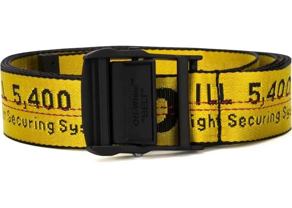 Off-White Synthetic Fibers Belt YELLOW