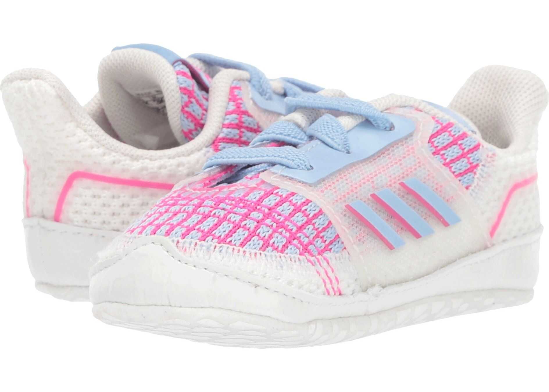 adidas Kids UltraCrib (Infant) Glow Blue/White