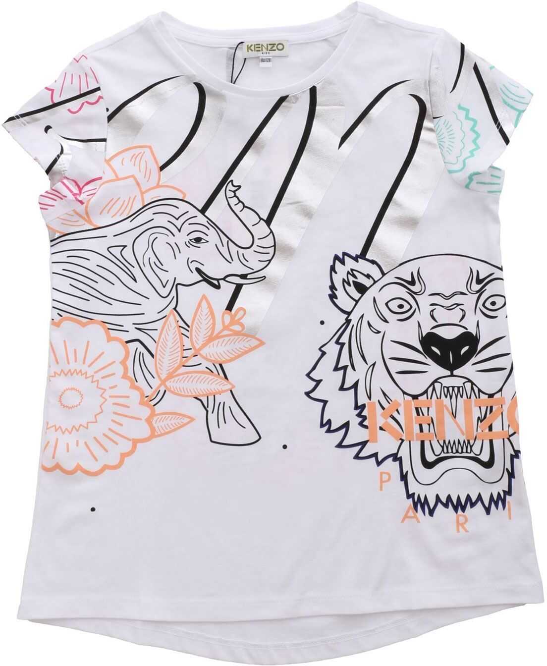 Kenzo Multi-Icon Crazy Jungle White T-Shirt White