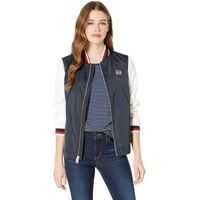 Jachete Poly Satin Color Block Open Bottom Jacket with Rib Knit Femei