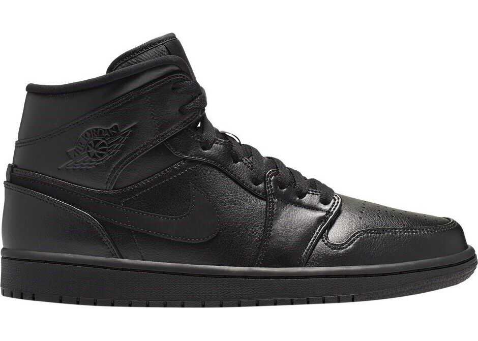 Nike Air Jordan 1 Mid 554724 NEGRE