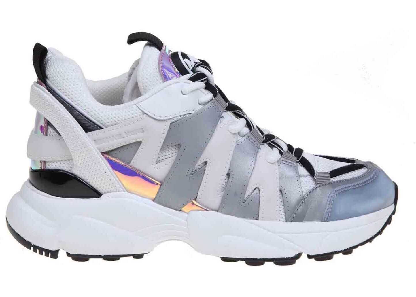 Michael Kors Hero Reflective Sneakers In Gray Grey