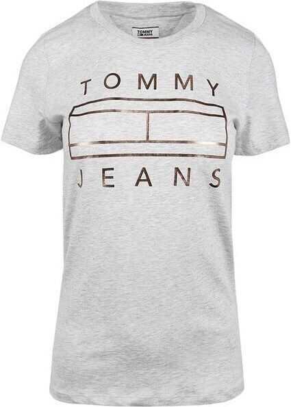 Tricouri Tommy Hilfiger Dw0dw07158ppp Dw0dw07158ppp Gri Femei