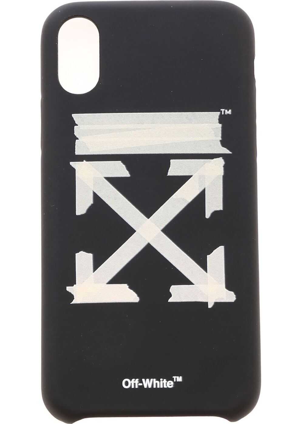 Off-White Tape Arrows Cover In Black And White Black