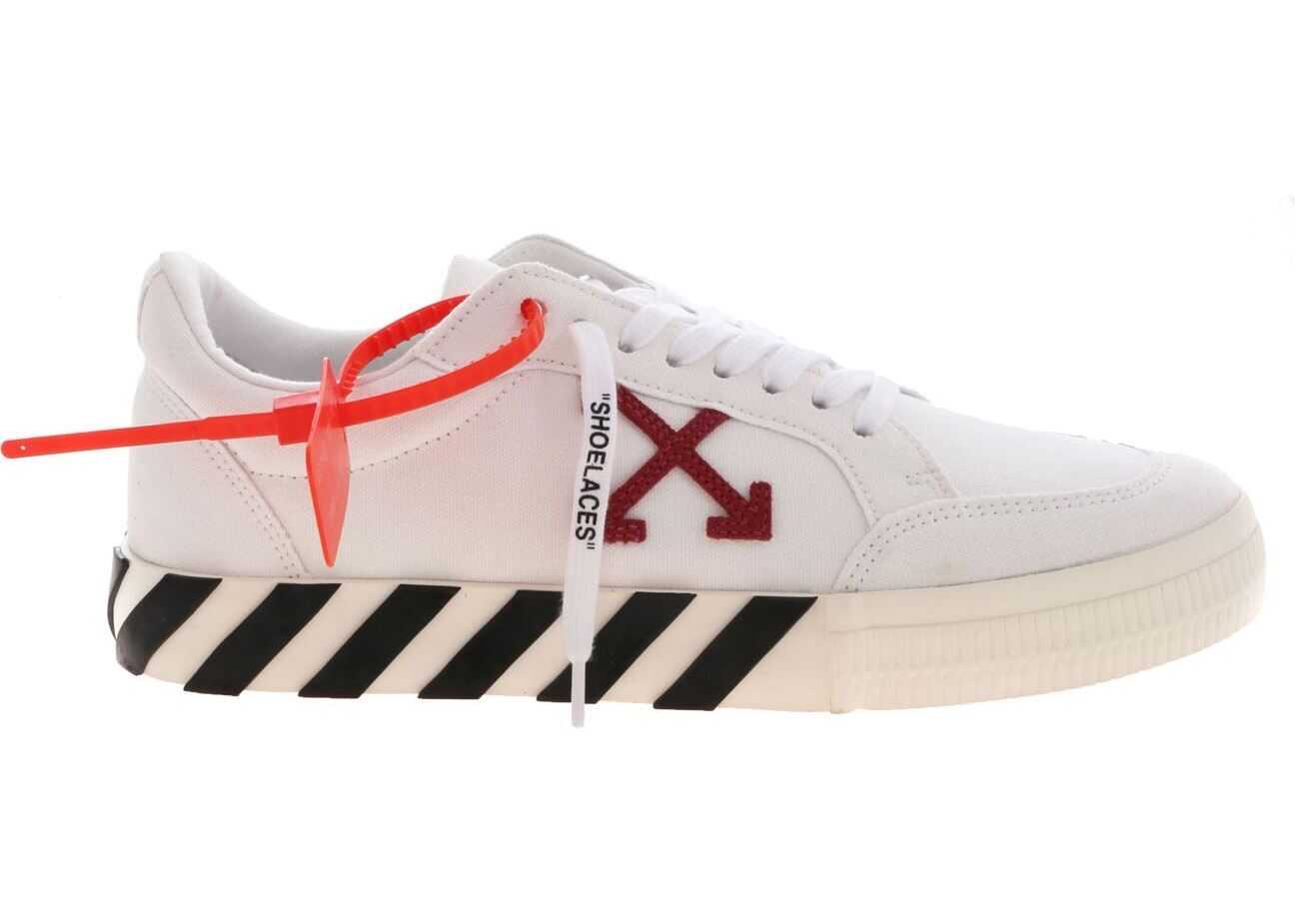 Off-White Low Vulcanized Sneakers In White White