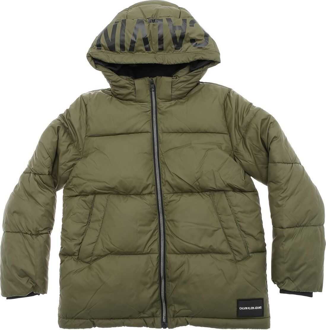Calvin Klein Jeans Army Green Branded Down Jacket* Green