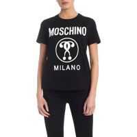 Tricouri Moschino Milano T-Shirt In Black Femei