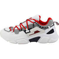 Sneakers City Voyager Chunky Sneaker Fashion Trainers In White Navy Red Barbati