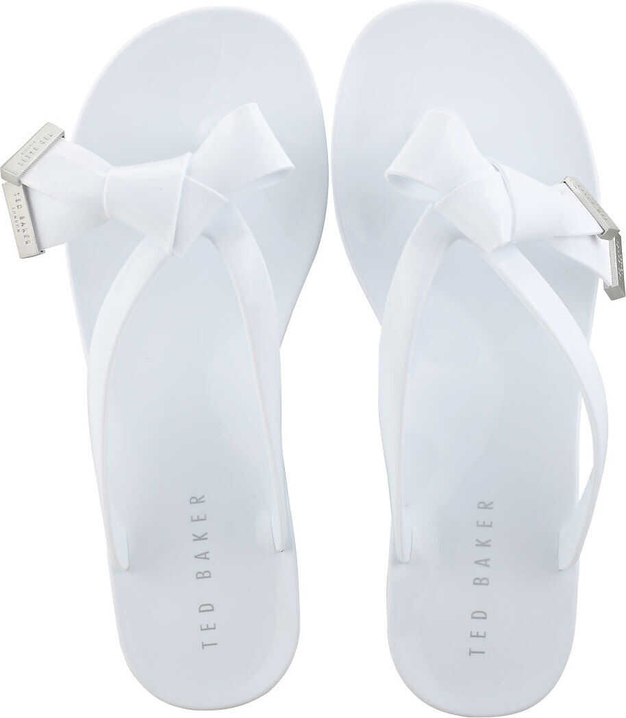 Ted Baker Luzzi Flip Flop Sandals In White White