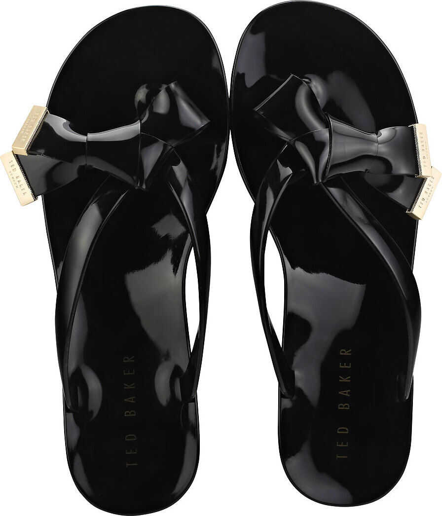 Ted Baker Luzzi Flip Flop Sandals In Black Black