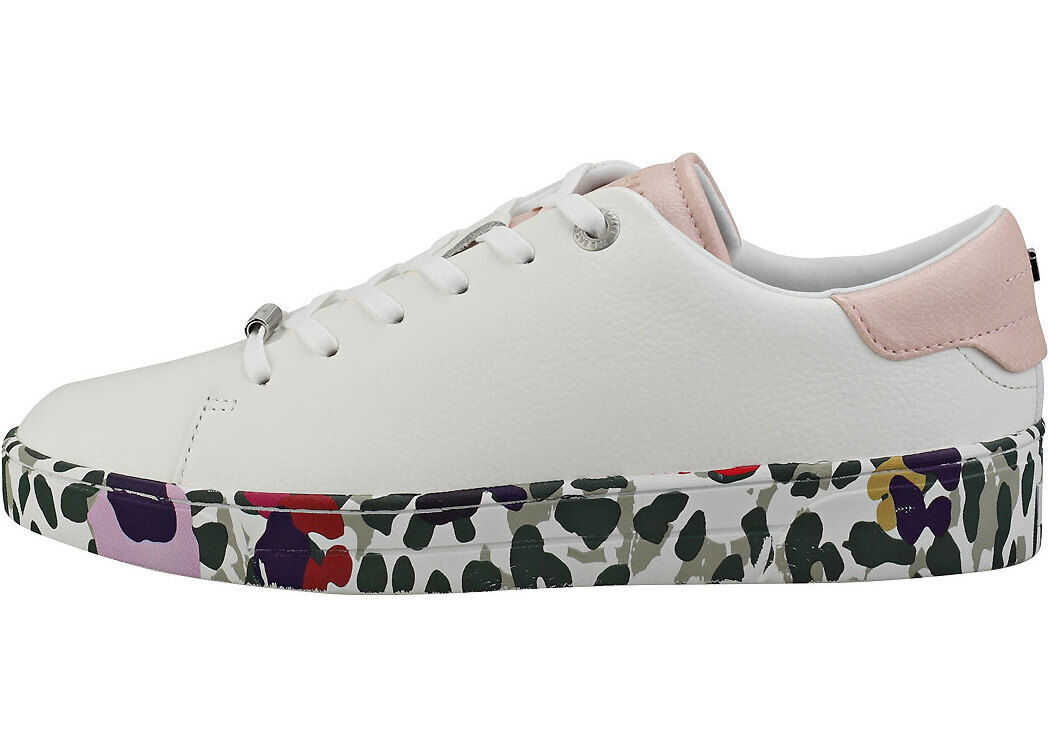 Ted Baker Weni Wilderness Printed Sole Fashion Trainers In White White