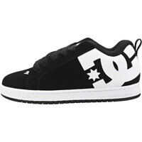 Tenisi Court Graffik Skate Trainers In Black Barbati
