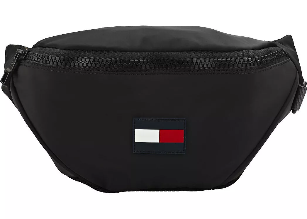 Tommy Hilfiger Crossbody Walking Belt Bag In Black Black
