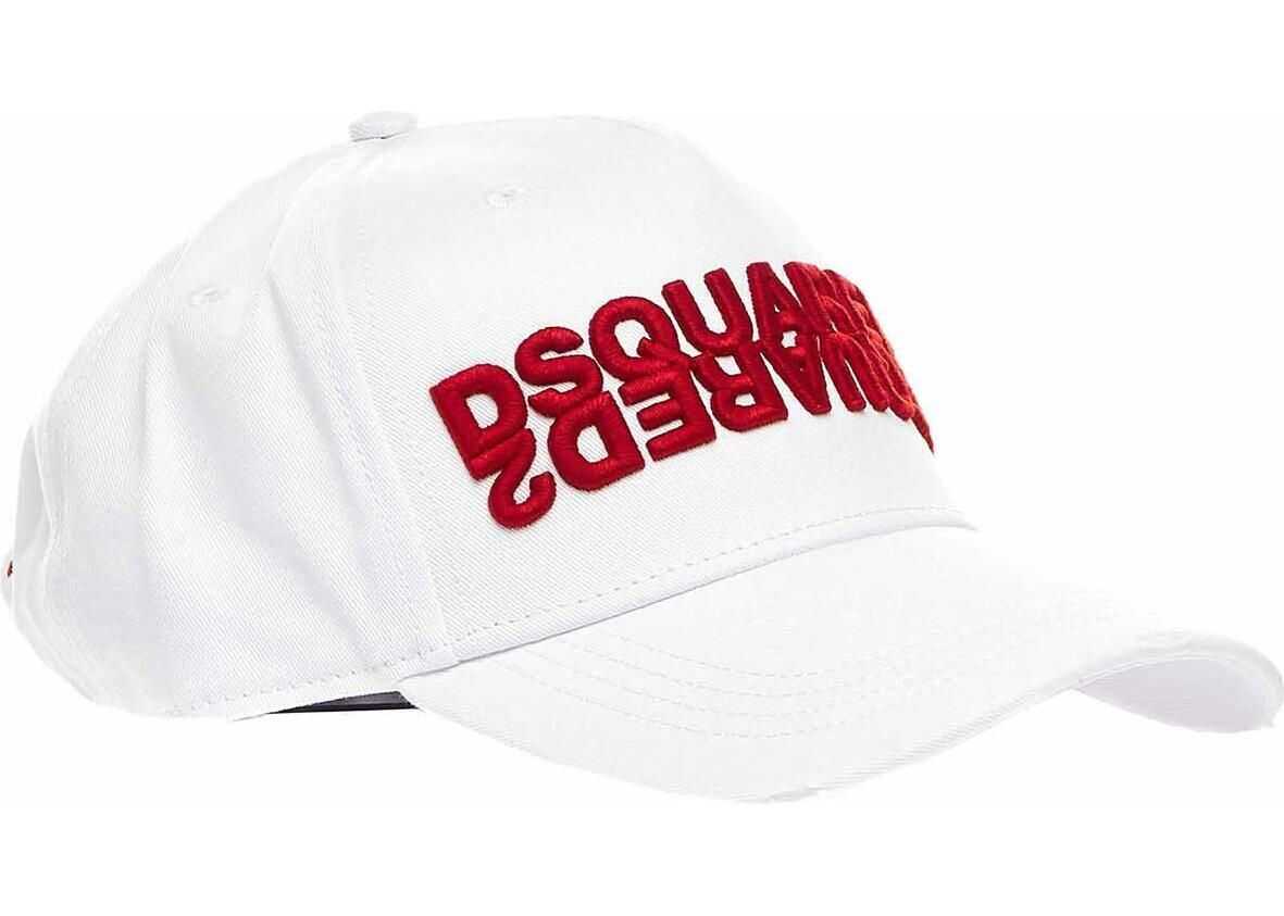 DSQUARED2 Cappello con logo White