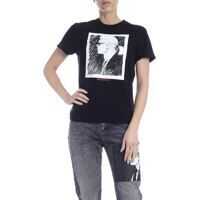Tricouri Karl Legend Profile T-Shirt In Black Femei
