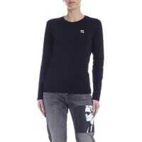 Tricouri Black Ikonik Long Sleeve T-Shirt Femei