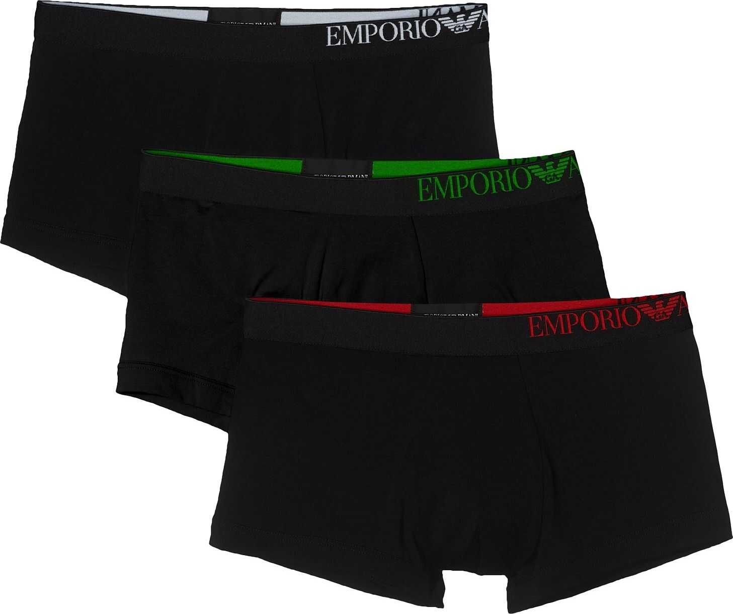 Emporio Armani B-Side Logo Trunks Black/Black/Black