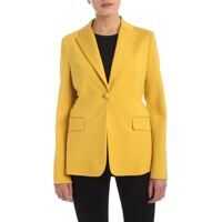 Sacouri office Sigma Single-Breasted Jacket In Yellow Femei