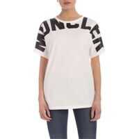 Tricouri Moncler Moncler Print T-Shirt In White