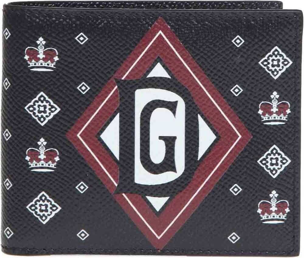 Dolce & Gabbana Bandana Wallet In Black Black
