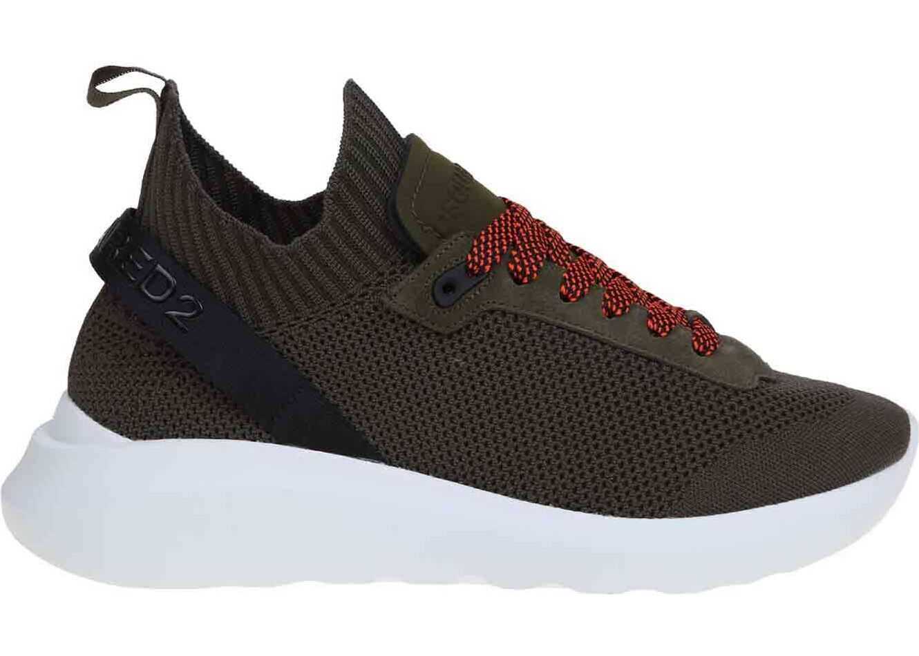 DSQUARED2 Speedster Sneakers In Green Green