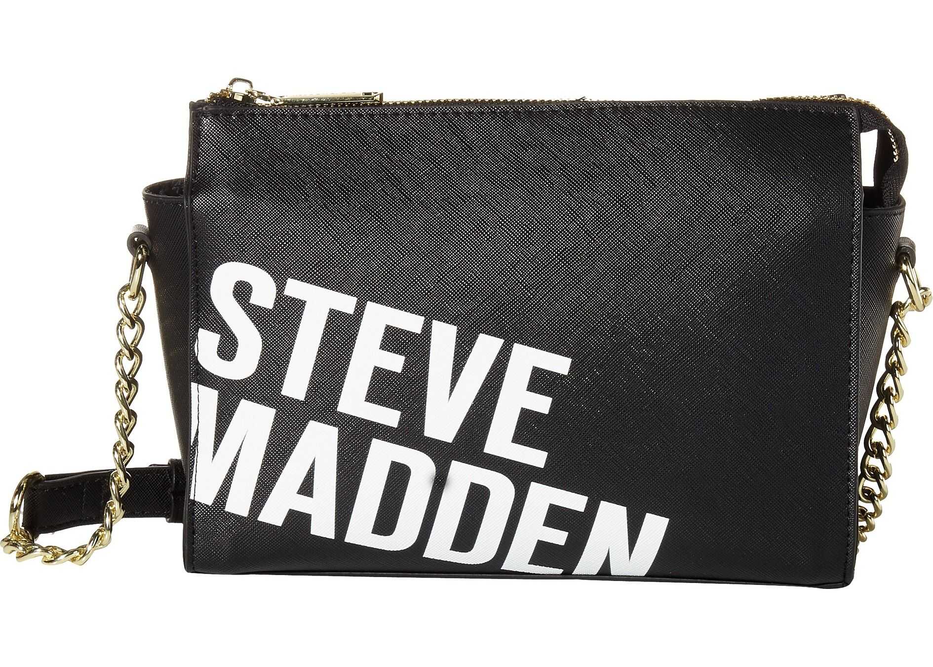 Steve Madden Blexi Logo Crossbody Black/White