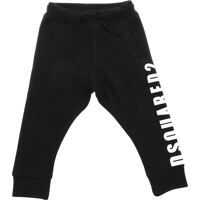 Pantaloni casual Black Trousers With Dsquared2 Print* Baieti