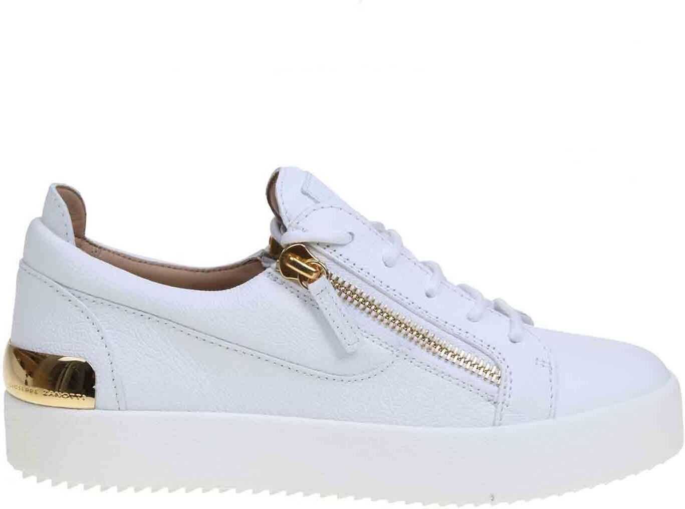 Giuseppe Zanotti May Sneakers In White Nappa White