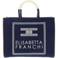 Genti de mana Canvas Handbag In Blue Femei