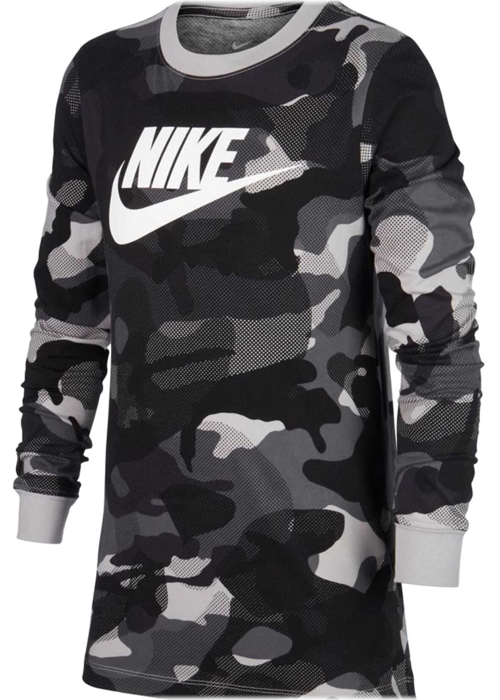 Nike B Nsw Tee Aop Camo CK5765 Negru