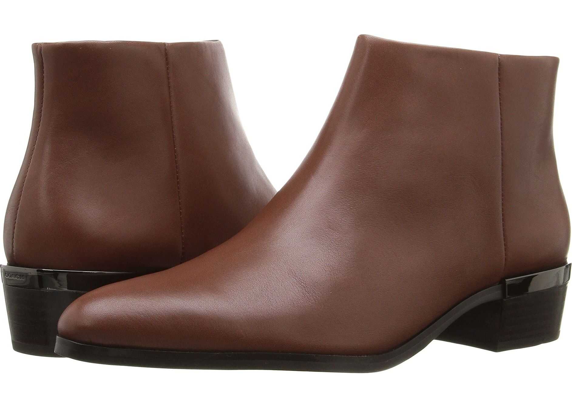 COACH Montana* Dark Saddle Soft Veg Leather