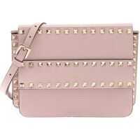 Genti tip postas Rockstud Small Shoulder Bag In Pink Femei