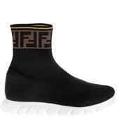 Sneakers Fendi Kids Sock-Effect Highsneakers In Black