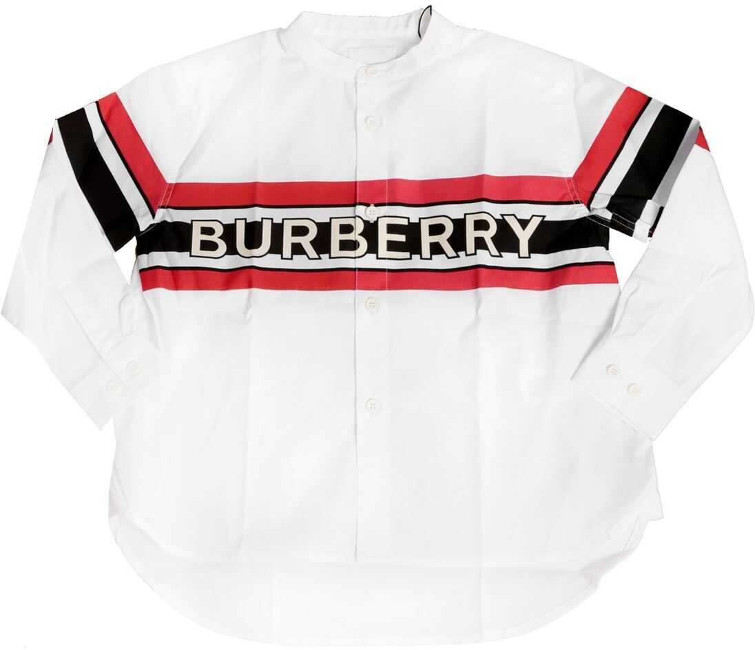 Camasa Burberry White Shirt With Print White