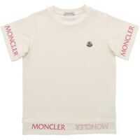 Tricouri Logo Details T-Shirt In Cream Color Fete